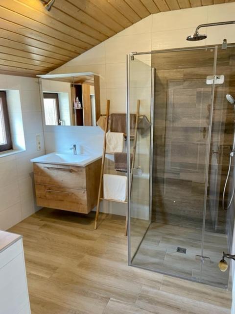 Kleines Haeuschen Mit Bergblick Apartment Eschenlohe Luaran gambar